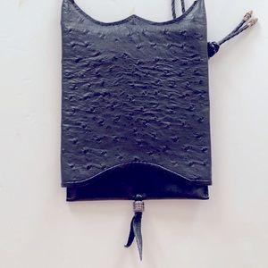 “Unique” Leather Western Crossbody